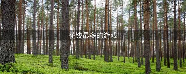 烧钱的游戏排行榜前十名2021 2021十大烧钱游戏推荐(花钱最多的游戏)