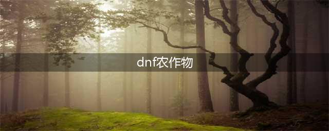 《DNF》农作物组合攻略汇总 丰收的季节农作物组合介绍(dnf农作物)
