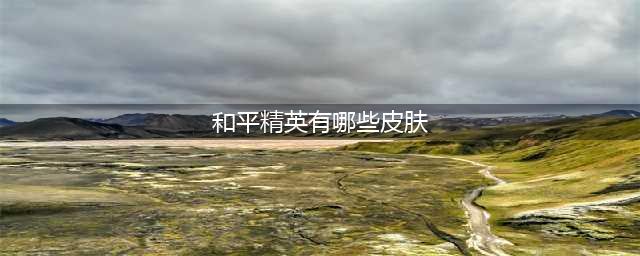 和平精英皮肤大全一览