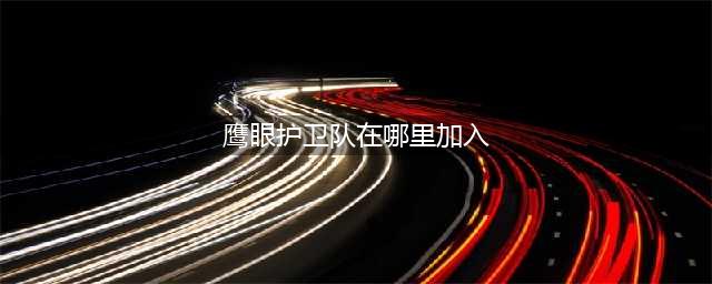 王者荣耀鹰眼护卫队申请加入方法一览