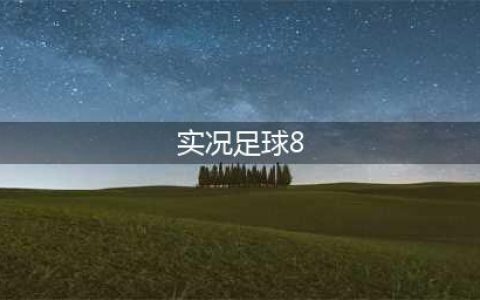 实况足球8下载中文版2022游戏 实况足球8下载中文版推荐(实况足球8)