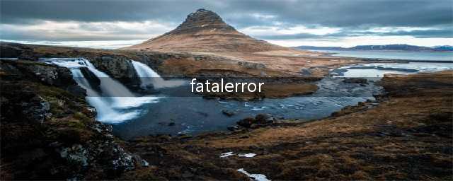 《植物大战僵尸》FatalError错误怎么解决 FatalError报错解决方法(fatalerror)
