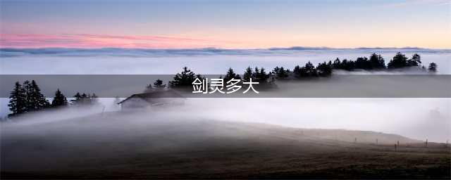 剑灵对电脑内存要求多少 剑灵配置要求2022推荐(剑灵多大)