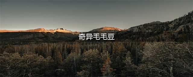 摩尔庄园奇异毛毛豆怎么做 奇异毛毛豆菜谱制作方法(奇异毛毛豆)