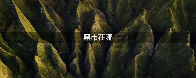 战争传说黑市在哪 wartales黑市位置分享(黑市在哪)