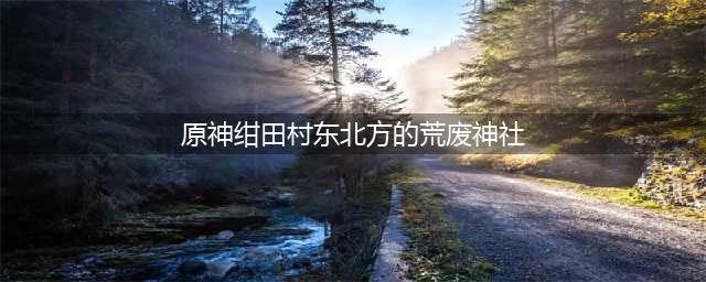 原神绀田村东北方的荒废神社在哪 荒废神社位置说明