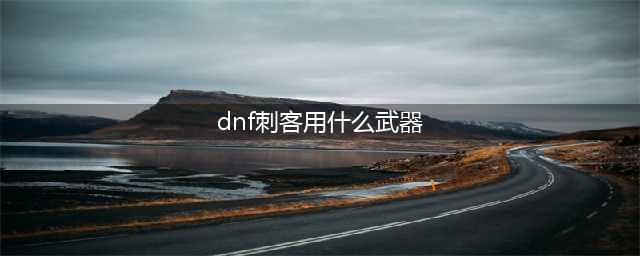 dnf刺客带什么武器 dnf刺客带什么武器最好