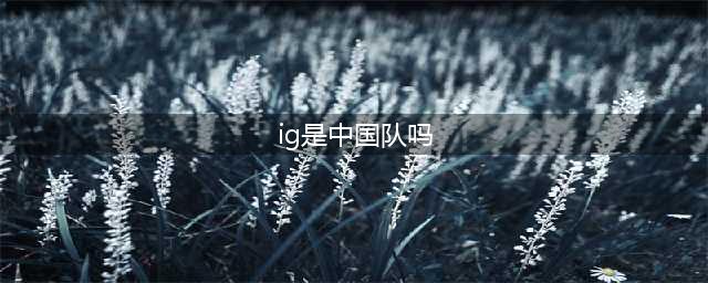 《英雄联盟》 ig战队全部是中国人吗 最新IG战队成员名单(ig是中国队吗)