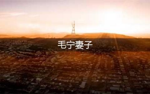 毛宁妻子原来这么漂亮，难怪当初不要杨钰莹，长相差了好几条街！(毛宁妻子)