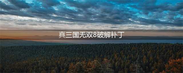 《真三国无双8》破解版补丁怎么下载 最新补丁修复恶性Bug(真三国无双8破解补丁)