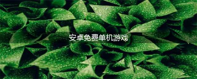 安卓大型免费单机游戏大全2022 免费单机游戏大全排行榜(安卓免费单机游戏)