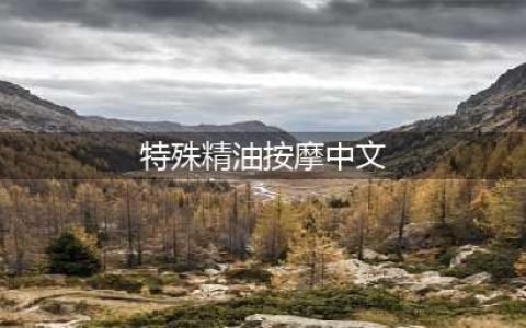 精油使用方法之按摩法(特殊精油按摩中文)