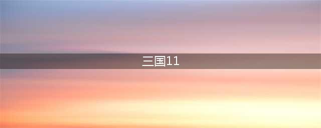 三国志11隐藏要素是什么 三国志11隐藏武将开启方法(三国11)