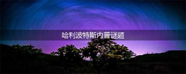 哈利波特魔法觉醒斯内普谜题图文教程(哈利波特斯内普谜题)
