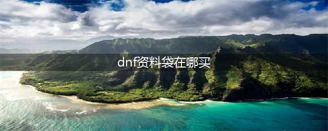 《dnf》阿拉比恩悬案NPC侦探助资料袋购买方法介绍(dnf资料袋在哪买)