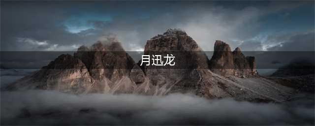 《怪物猎人崛起曙光》月迅龙防具属性数据介绍